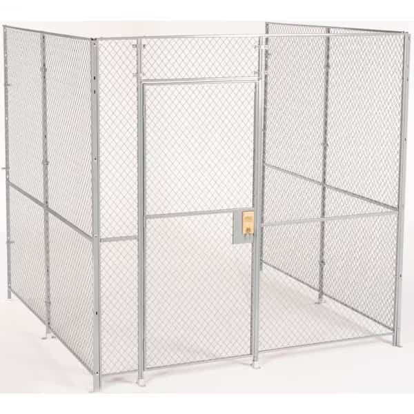 3 Wall, Wire Partition Cage, 12 X 12, 8Ft High, No Top