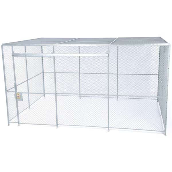4 Wall, Wire Partition Cage, 10 X 10, 10Ft High, W/ Top