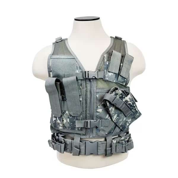 Tactical Vest Digital Camo-XS-Sm