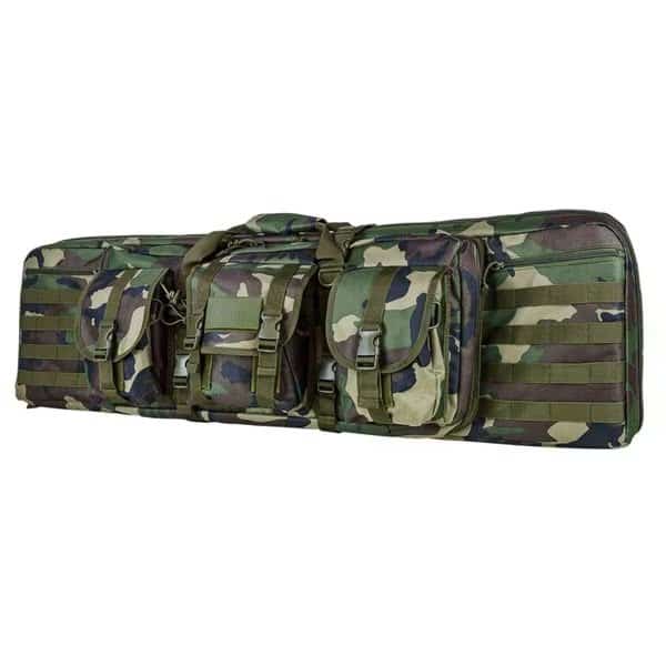 42 Inch Double Carbine Case-Woodland Camo