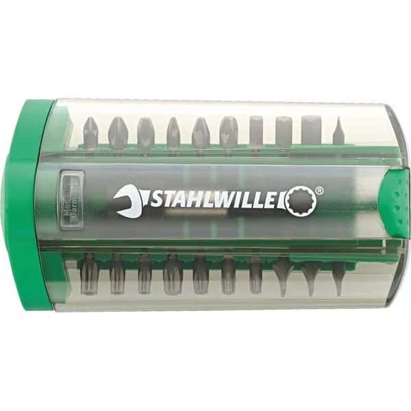 6, 3 mm (1/4") Bit box 21-pcs.