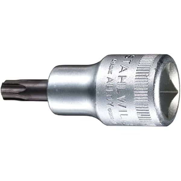 12, 5 mm (1/2") Screwdriver socket TORX T45 L.55 mm, 54 TX T 45