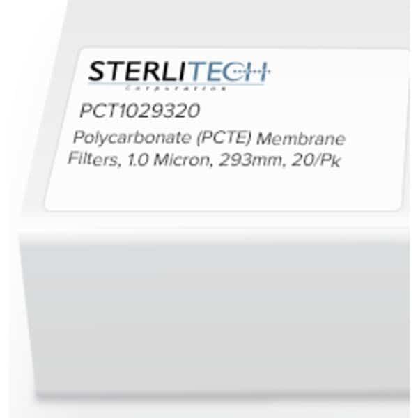 Polycarbonate (PCTE) Membrane Filters, 1.0 Micron, 293mm, PK20