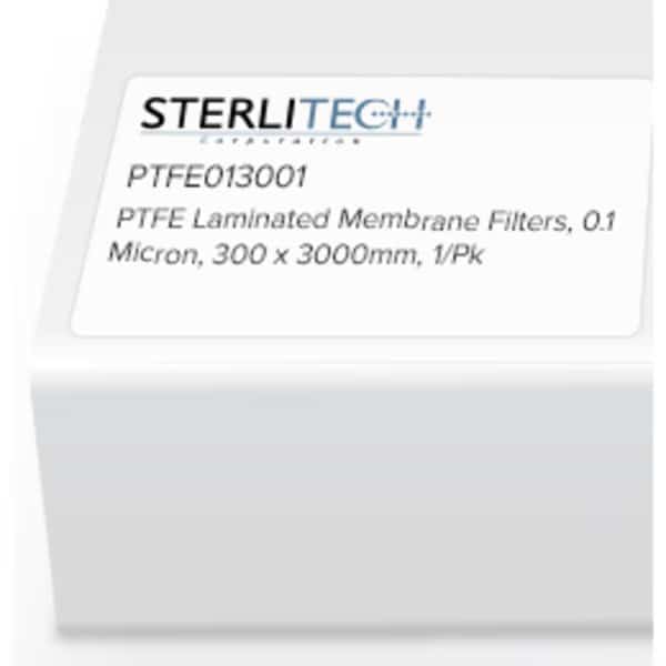 PTFE Laminated Membrane Filters, 0.1 Micron, 300 x 3000mm, 1/Pk