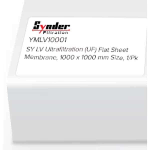 Synder Flat Sheet Membrane, LV, PES, UF, 1000 x 1000mm, 1/Pk