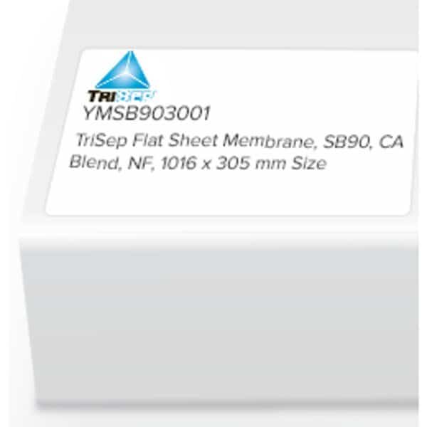 TriSep Flat Sheet Membrane, SB90, CA Blend, NF, 1016 x 305mm, 1/Pk