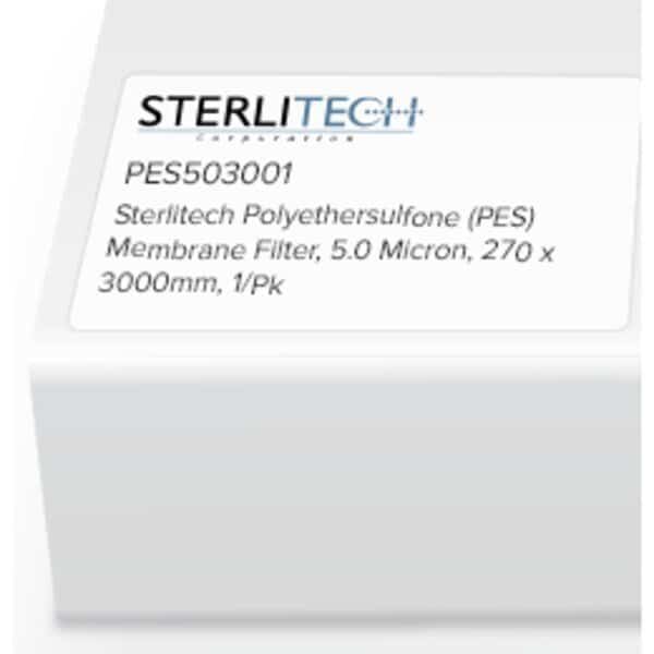 Polyethersulfone (PES) Membrane Filter, 5.0 Micron, 270 x 3000mm, 1/Pk