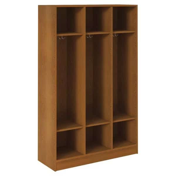 Triple Wide No Doors Two Shelves
