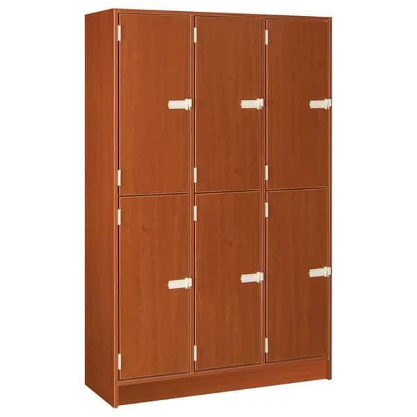 Triple Wide Two Tier Single Door Per Compartment