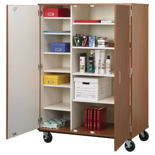 67 Tall  Closed Shelf Storage w Lock