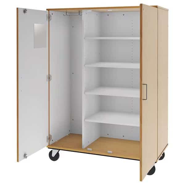 67 Tall  Closed WardrobeShelf Combination Storage w Lock