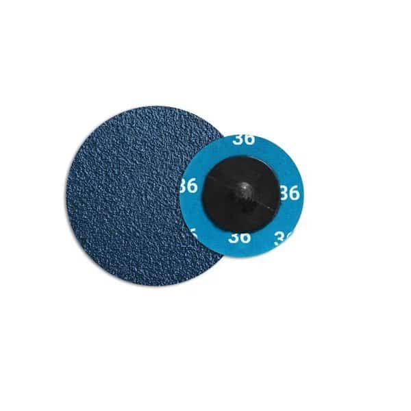 3" 36 Grit Zirconia Cloth Reinforced Quick Change Style Disc