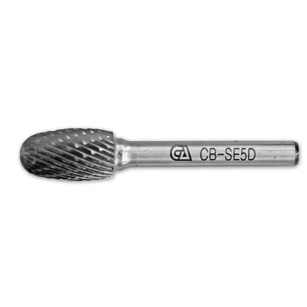 SE-5 Double Cut Oval Tungsten Carbide Burr
