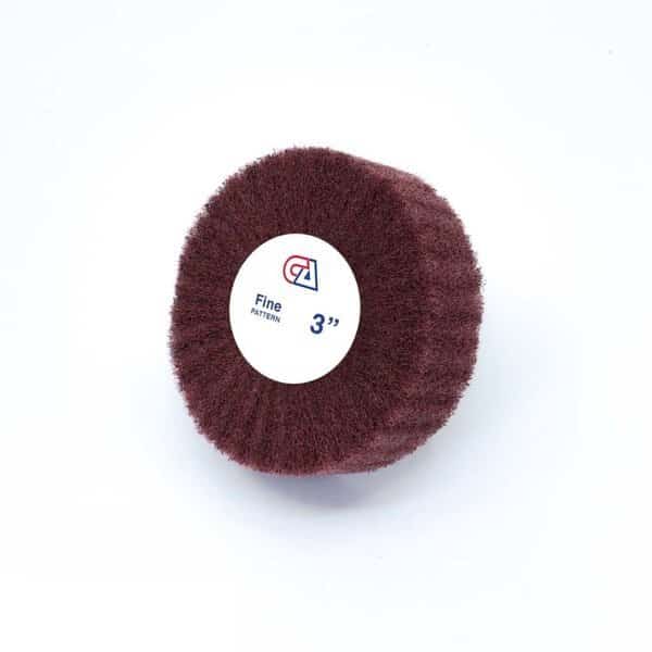 3" x 1" x 1/4" Nonwoven Mounted Flap Wheel Fine