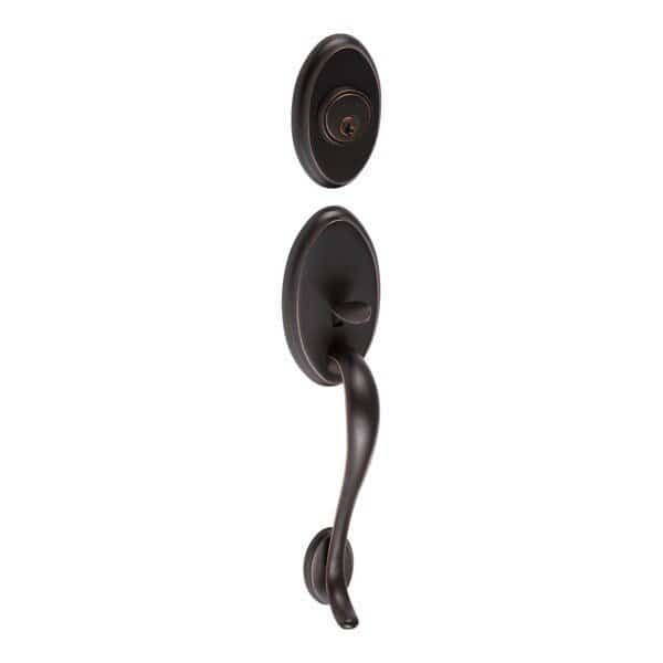 Sure-Loc Hardware Aspen Handleset, Vintage Bronze