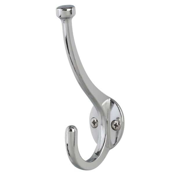 Sure-Loc Hardware Small Pilltop Coat Hook, Polished Chrome