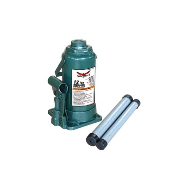 Bottle Jack, Steel, 12 Ton Capacity