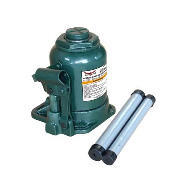 Bottle Jack, Shorty, Steel, 20 Ton Capacity, Safeguard, Mfr#: 61201S