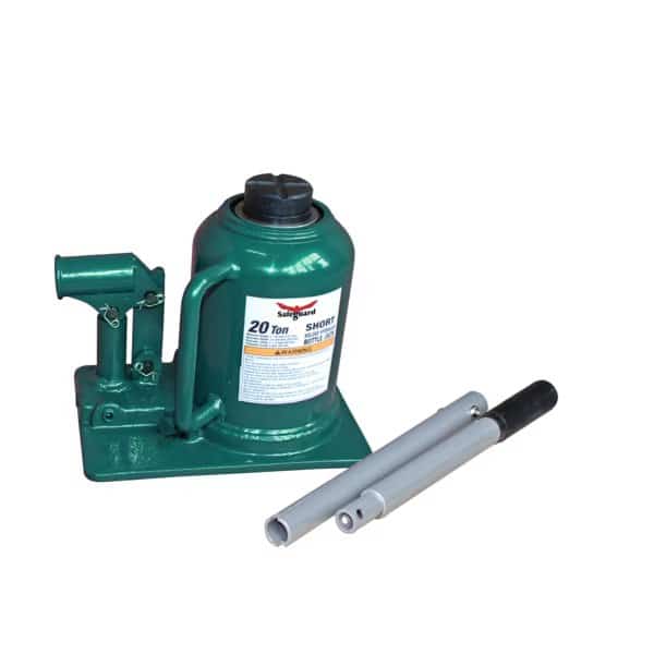 Welded Inline Bottle Jack, Shorty, Steel, 20 Ton Capacity