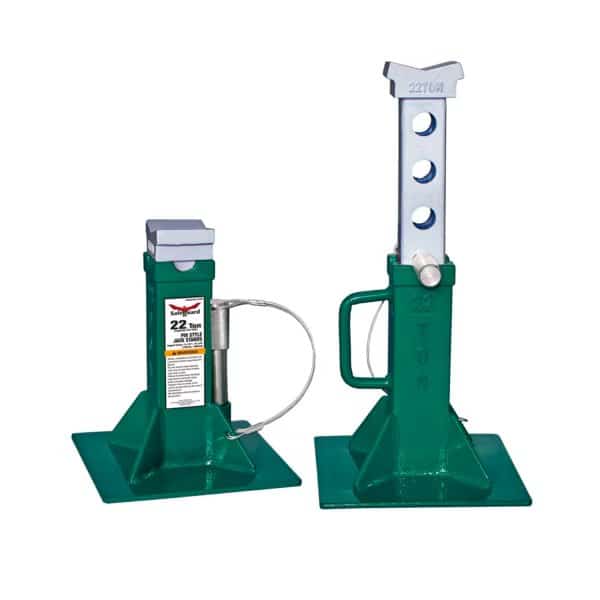 Jack Stands, Pin Style, Steel, 22 Ton Capacity