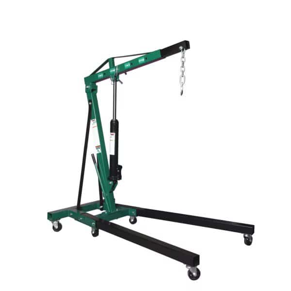 Folding Engine Crane, Steel, 2 Ton Capacity