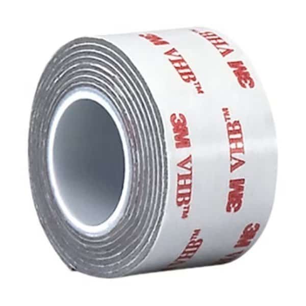 62 mil Acrylic Foam Tape Grey, 1in x 18yd