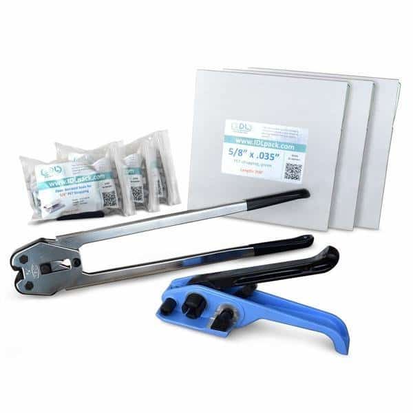 5/8" Polyester Strapping Kit, 600 Ft. Tensioner/Sealer
