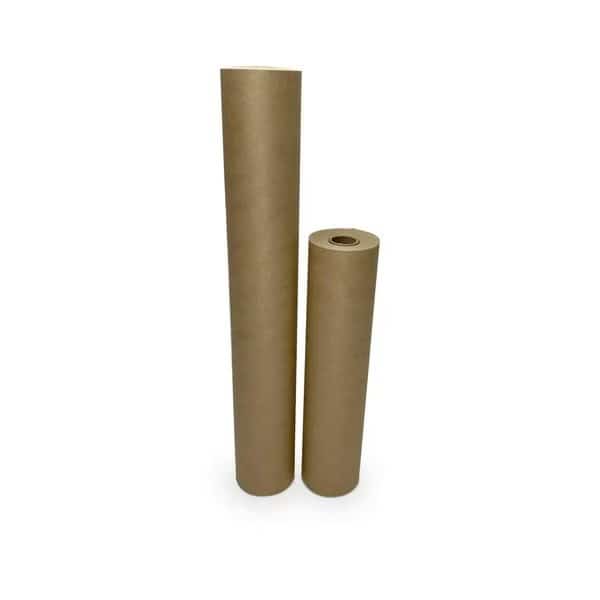 Masking Paper Set of 12 and 18 Brown Masking Paper Rolls 60-Yard Long to Cover Area