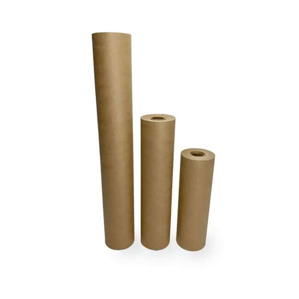 Masking Paper Set of 9, 12 and 18 Brown Masking Paper Rolls 60-Yard Long to Cover Area