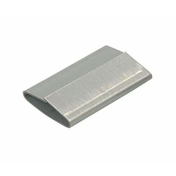 Steel Strapping Seals, 1 1/4", Closed, Push, PK50