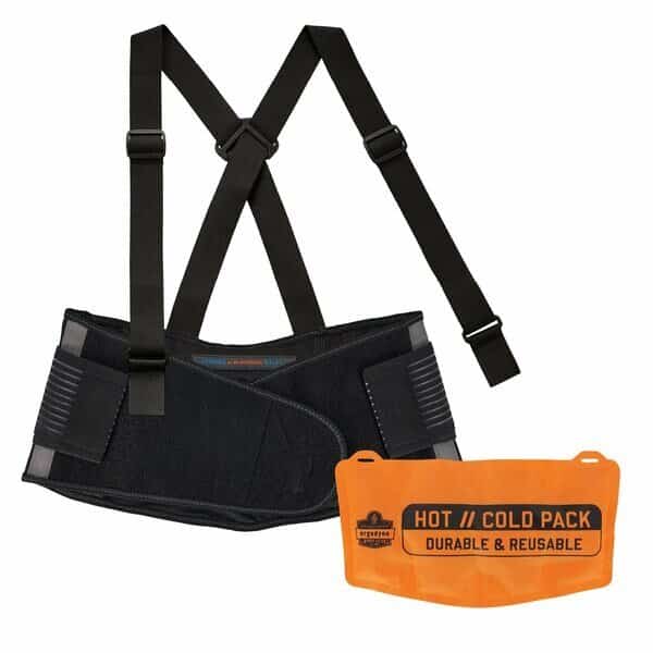 L Black Heating/Cooling Back Support
