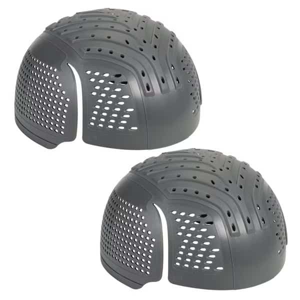 Universal Bump Cap Insert, Extra Venting, Fits Any Hat, Charcoal, PK2