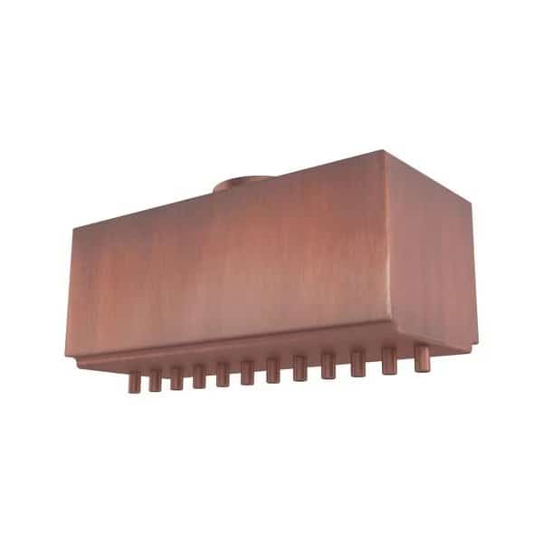 12 Rainfall Style Scupper - Copper