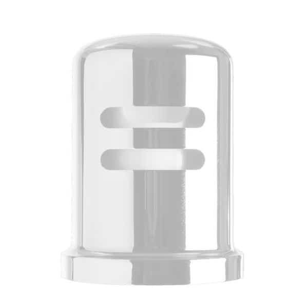 Skirted Brass Air Gap Cap Only in Powdercoated White