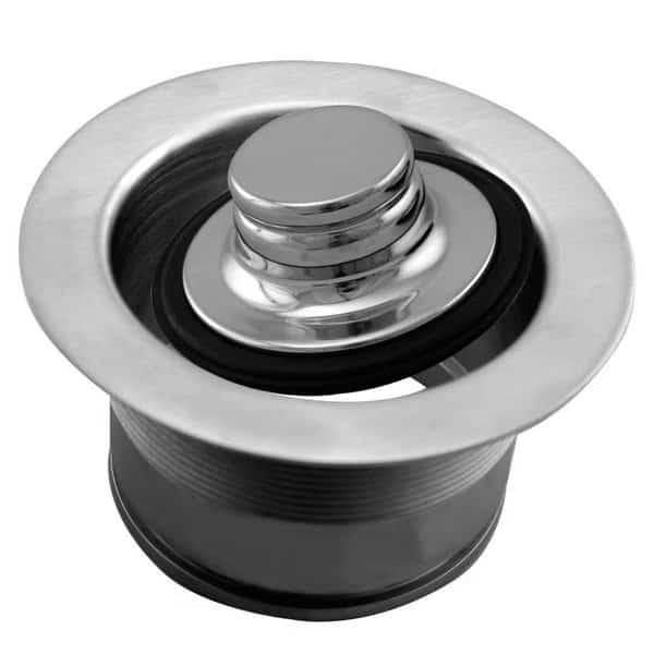 3-1/2" Brass EZ Mount Disposal Flange and Stopper