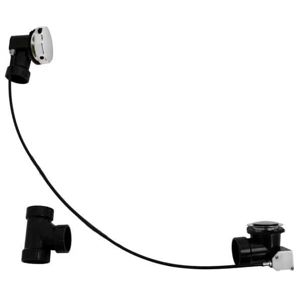Sch. 40 ABS 35" Cable Drive Bath Waste in Polished Chrome
