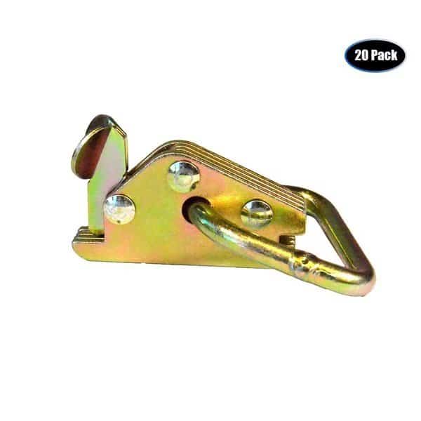 E Track Fitting w/ D Ring, WLL- 2,000 lbs, PK20