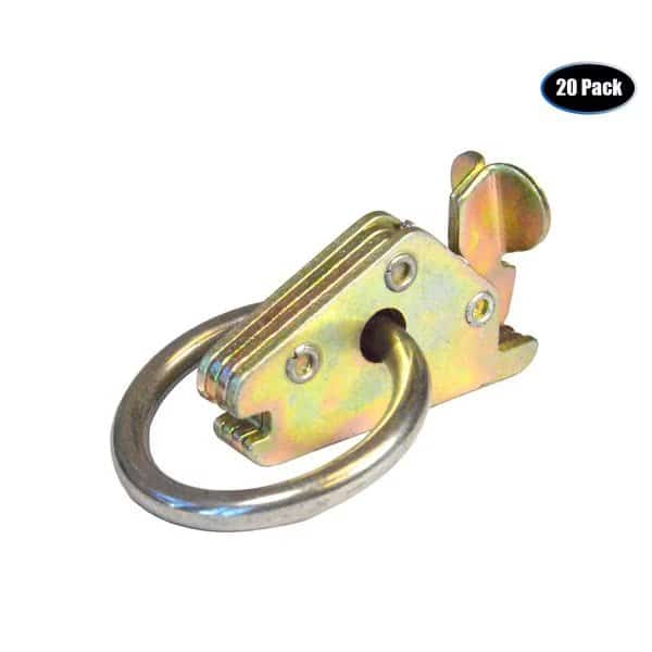 E Track Fitting w/ O Ring, WLL- 2,000 lbs, PK20
