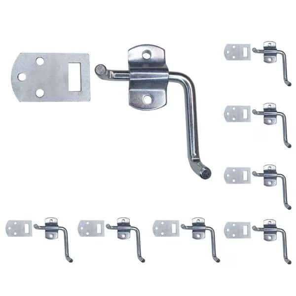 Corner Side Gate Stake Bed Latches Set for Stake Trucks & Utility Trailer, 8PK