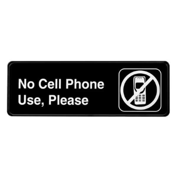 No Cell Phone Use, Please Sign, 3x9, PK15