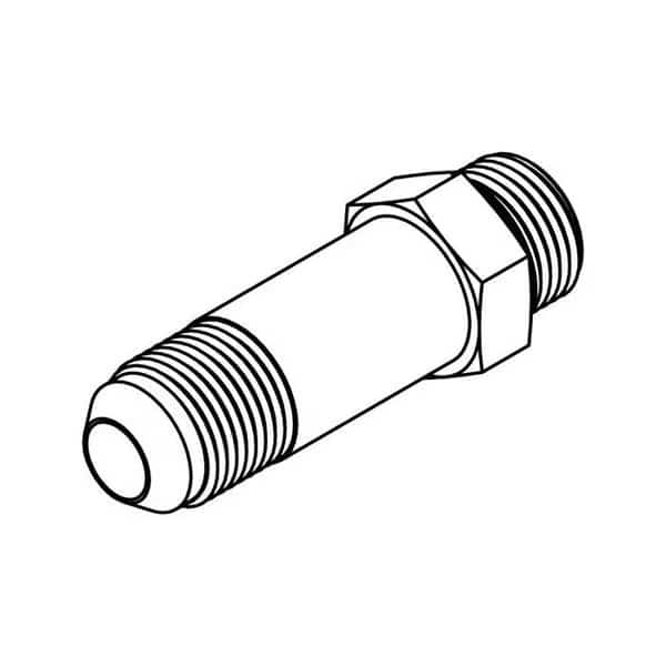 Hydraulic Fitting-Steel24MJ-24MOR LONG 5.17"