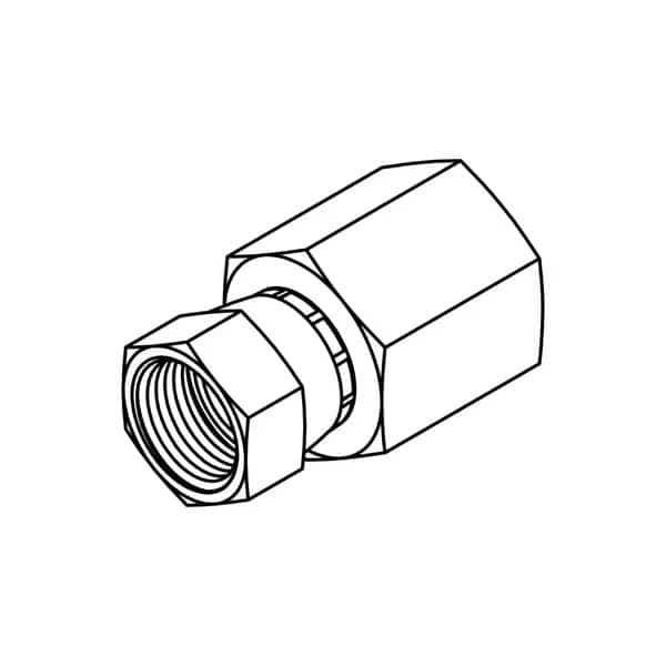 Hydraulic Fitting-Steel04FJX-02FP