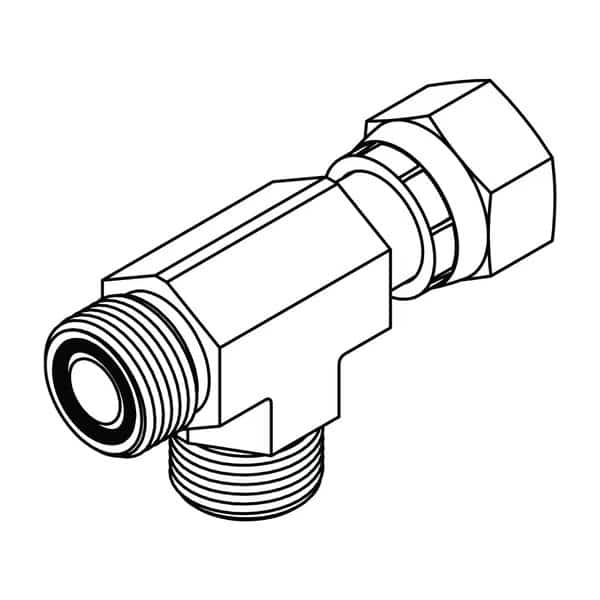 Hydraulic Fitting-Steel06MORFS-06FORFSX-06MORFS TEE
