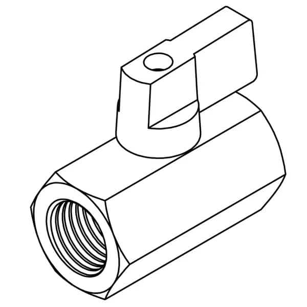 Brass Ball Valves04FP-04FP MINI BALL VALVE