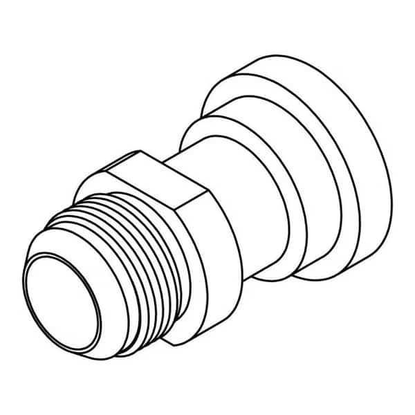 Hydraulic Fitting-Flange12MJ-12FL C62 NO BRAZE