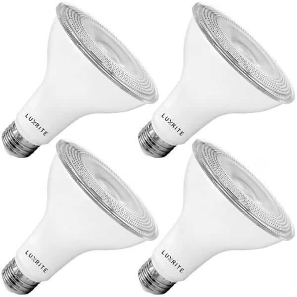 PAR30 LED Light Bulbs 11W (75W Equivalent) 850LM 5000K Bright White Dimmable E26 Base 4-Pack
