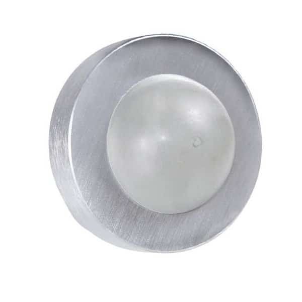 Prison Version Cast Convex Wall Bumper Satin Chrome