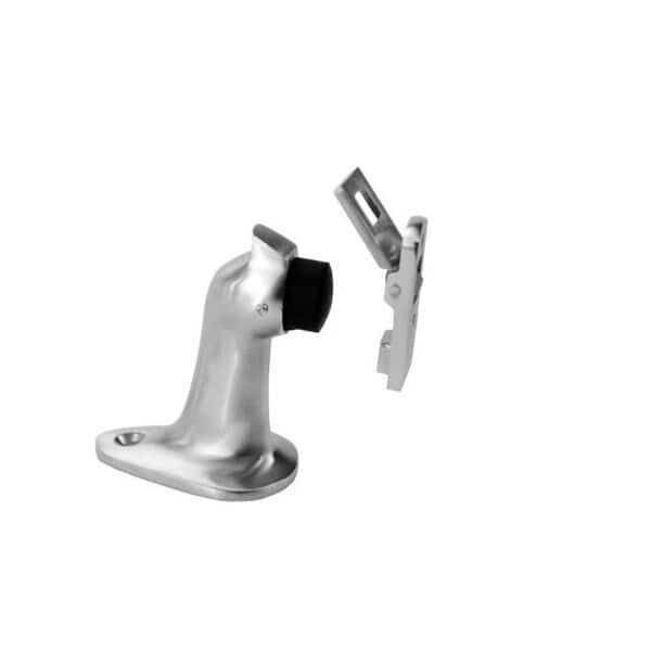 3" Gooseneck Floor Stop and Holder with Masonry Mounting