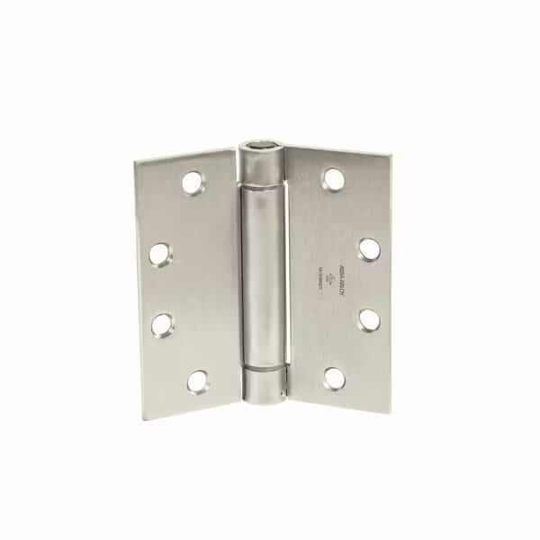 McKinney 4-1/2inx4-1/2in Square Corner Steel Single Acting Standard Weight Full Mortise Spring