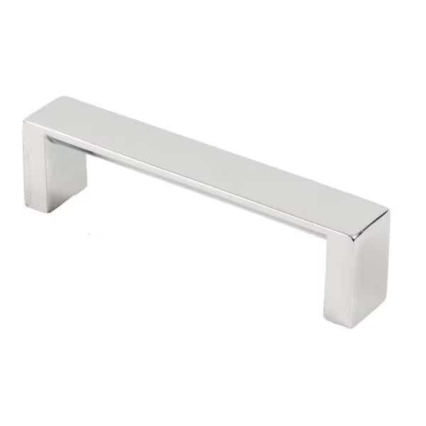 Modern Sq Cabinet Pull Chrome 4"CTC
